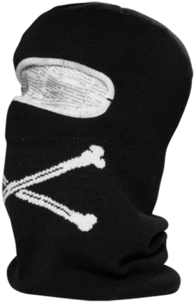 Snaggletooth Crossbones Balaclava - 686 Men's Snaggletooth Crossbones Balaclava, Black, (430x600), Png Download