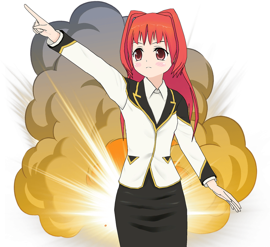 Anime Club - Moe Anime Girl Png (1280x884), Png Download
