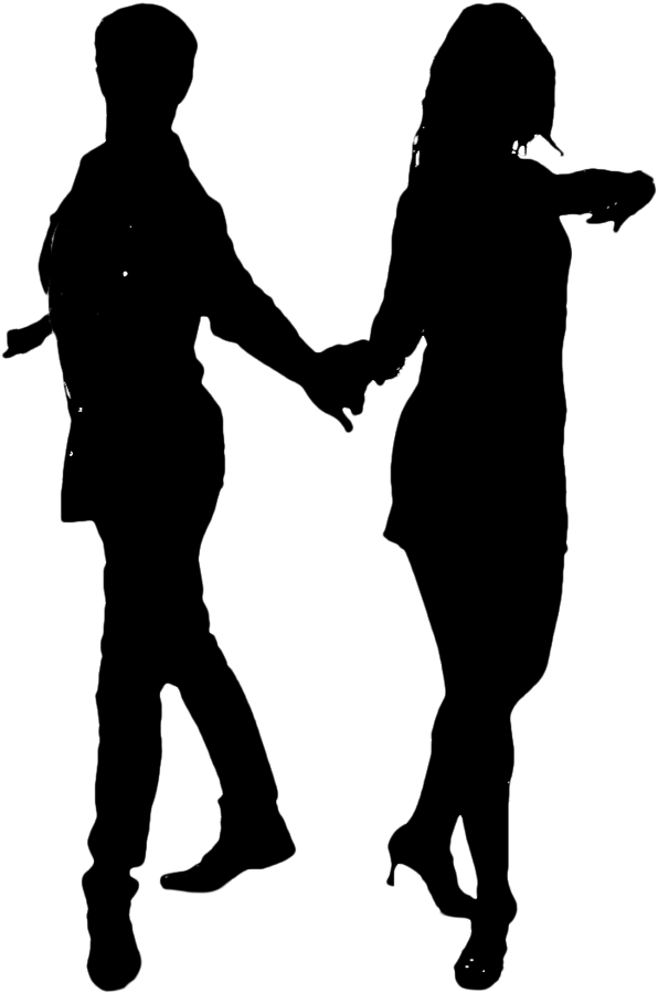 Running Person Silhouette Front (800x924), Png Download