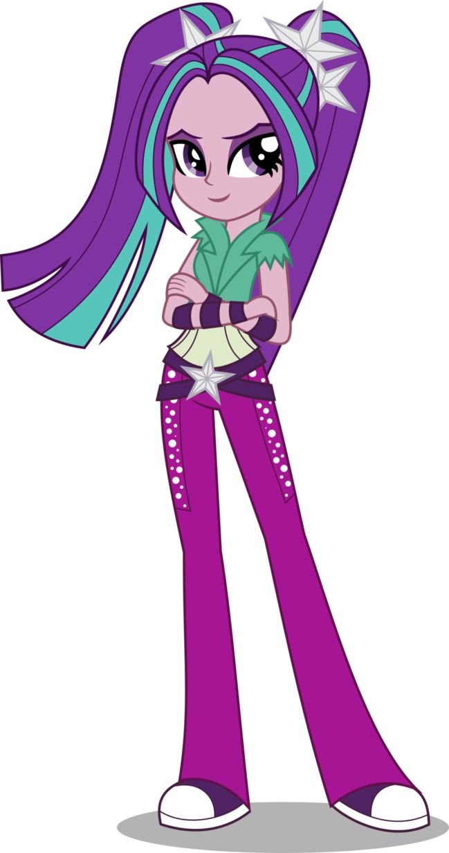 Black Version Aria Blaze Eqg Vector By Aria Blaze By - Equestria Girl Aria Blaze (649x1232), Png Download