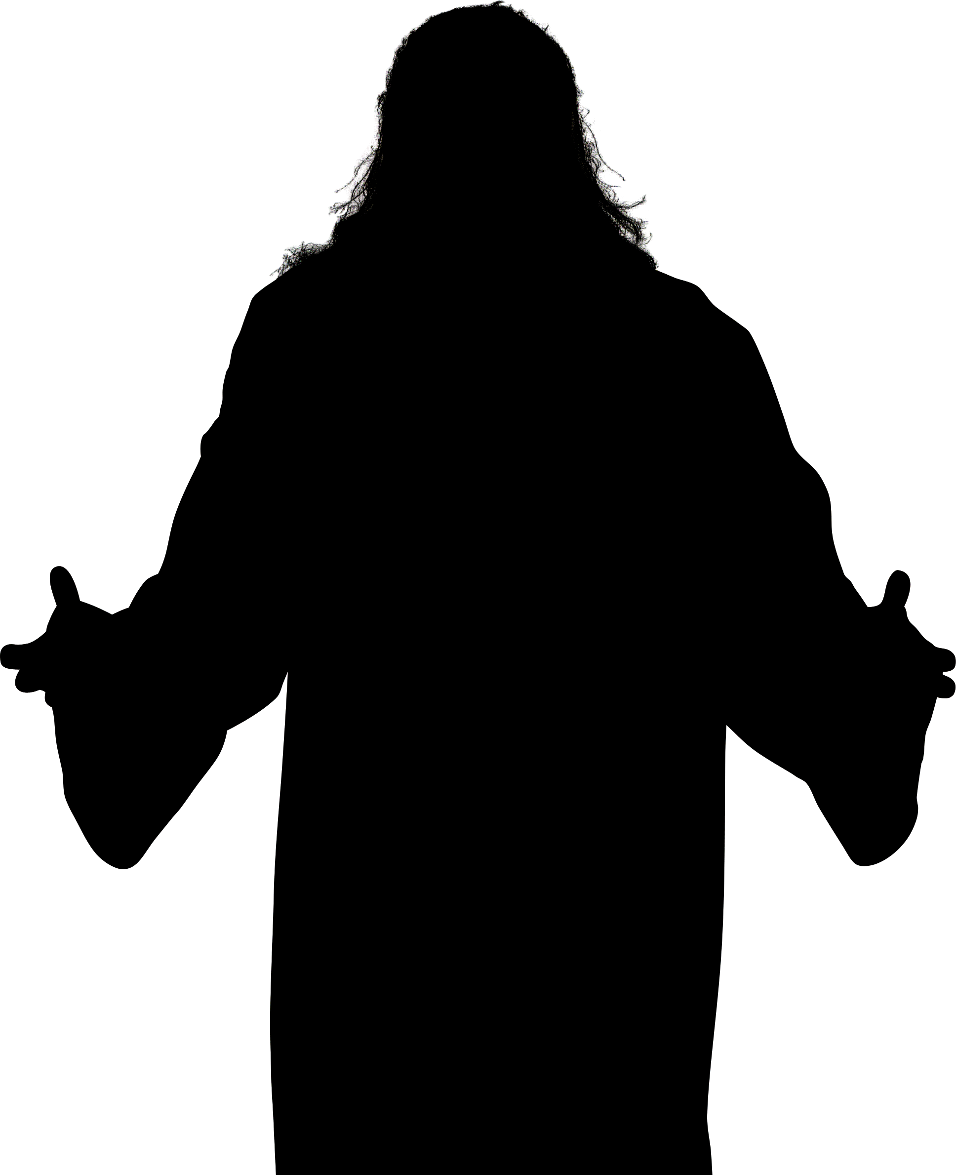 Qeeanok - Wwe Wrestler Silhouette Png (1936x2379), Png Download