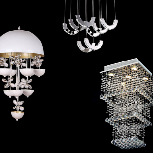 Pendant Lights 8 Light Modern Simple Artistic (600x315), Png Download