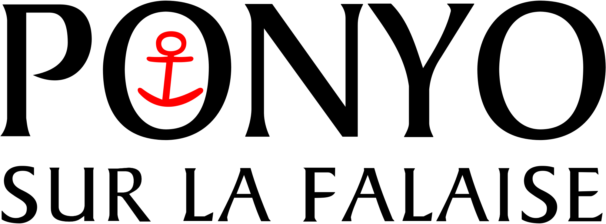 Open - Ponyo Logos (2000x739), Png Download