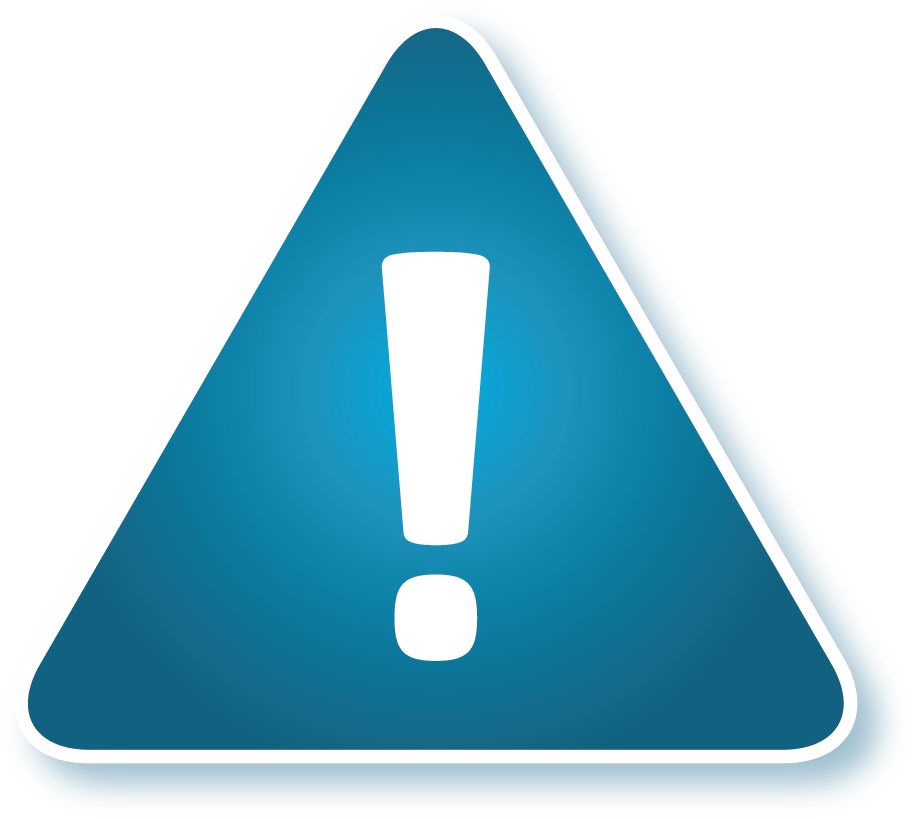 Images For > Warning Icon - Attention Icon Blue (1042x1042), Png Download