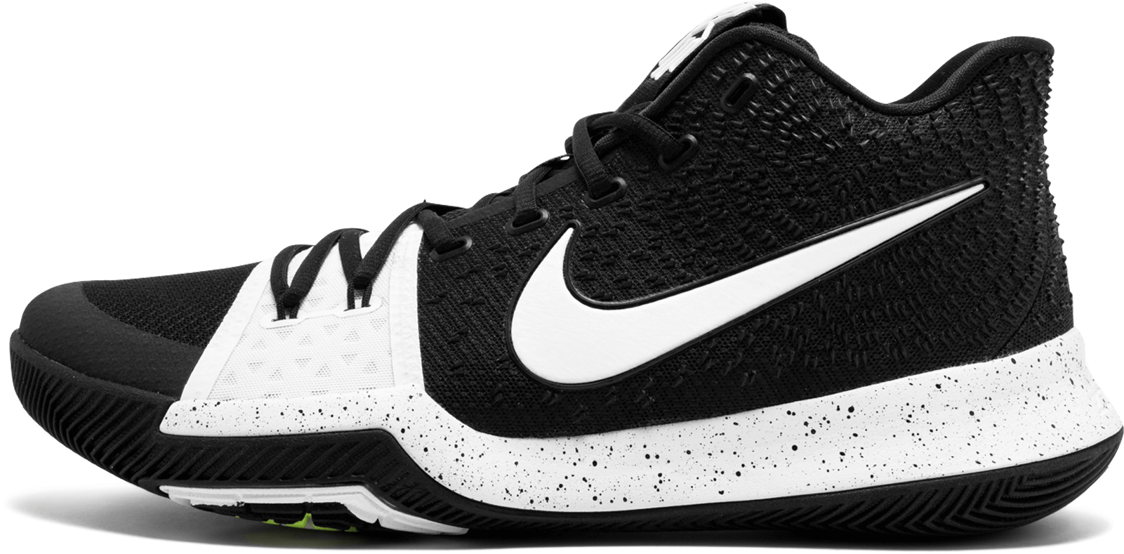 Houston 81a5d 9a586 The Nationality Nike Kyrie 3 Tb - Kyrie 3 Black White (2000x1200), Png Download