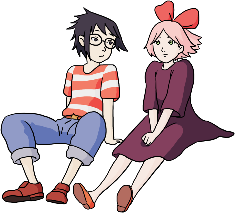 “ Sasusaku/studio Ghibli • Howl And Sophie • Chihiro - Spirited Away (1280x1031), Png Download