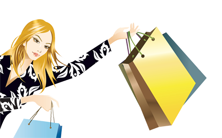 Ready To Purchase - Girl (450x281), Png Download