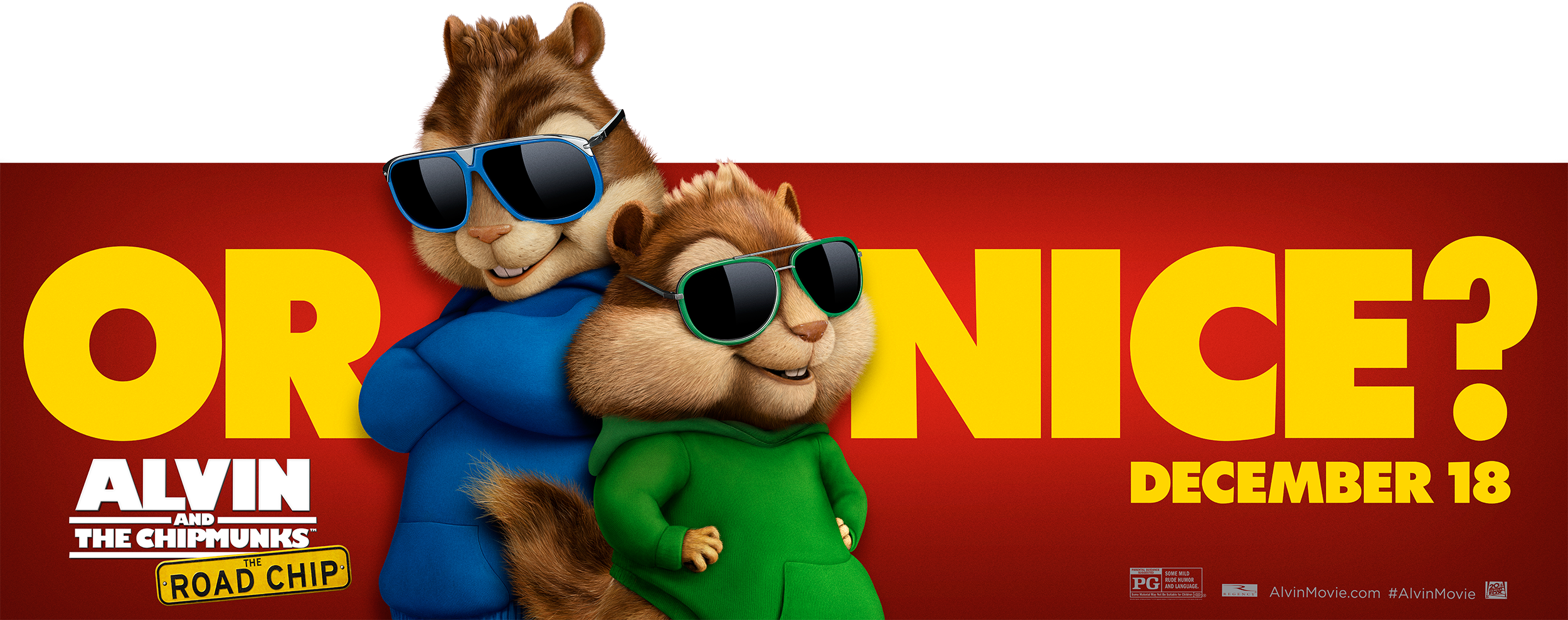 Alvin And The Chipmunks - Alvin & The Chipmunks 4-movie Collection [blu-ray] (2500x989), Png Download