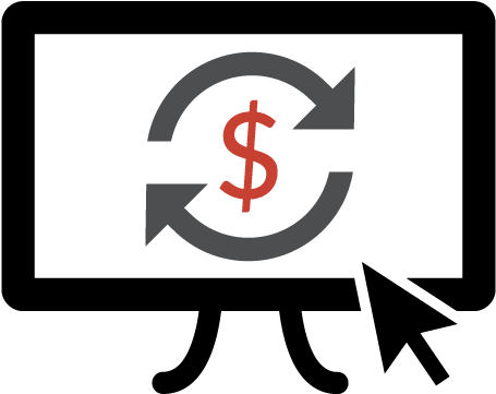 Online Banking Icon - Online Business Icon Png (500x418), Png Download