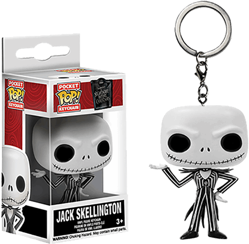 Nightmare Before Christmas - Hot Funko Pop Pocket Keychain Nightmare Before Christmas (600x600), Png Download