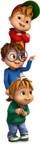 Chipmunks - Alvin Und Die Chipmunks (198x617), Png Download