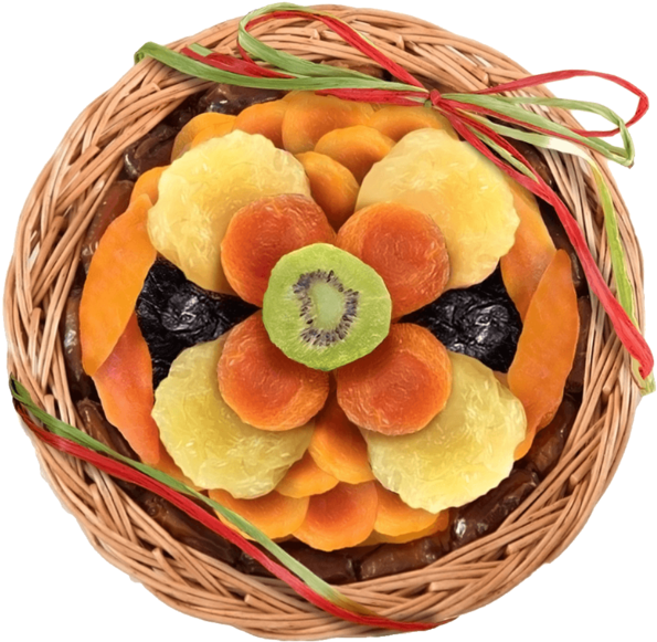 Golden State Fruit Sweet Bloom Dried Fruit Basket (600x600), Png Download