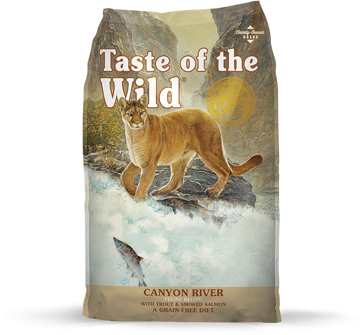 Taste Of The Wild Canyon River Dry Cat Food - Taste Of The Wild Canyon River (759x681), Png Download