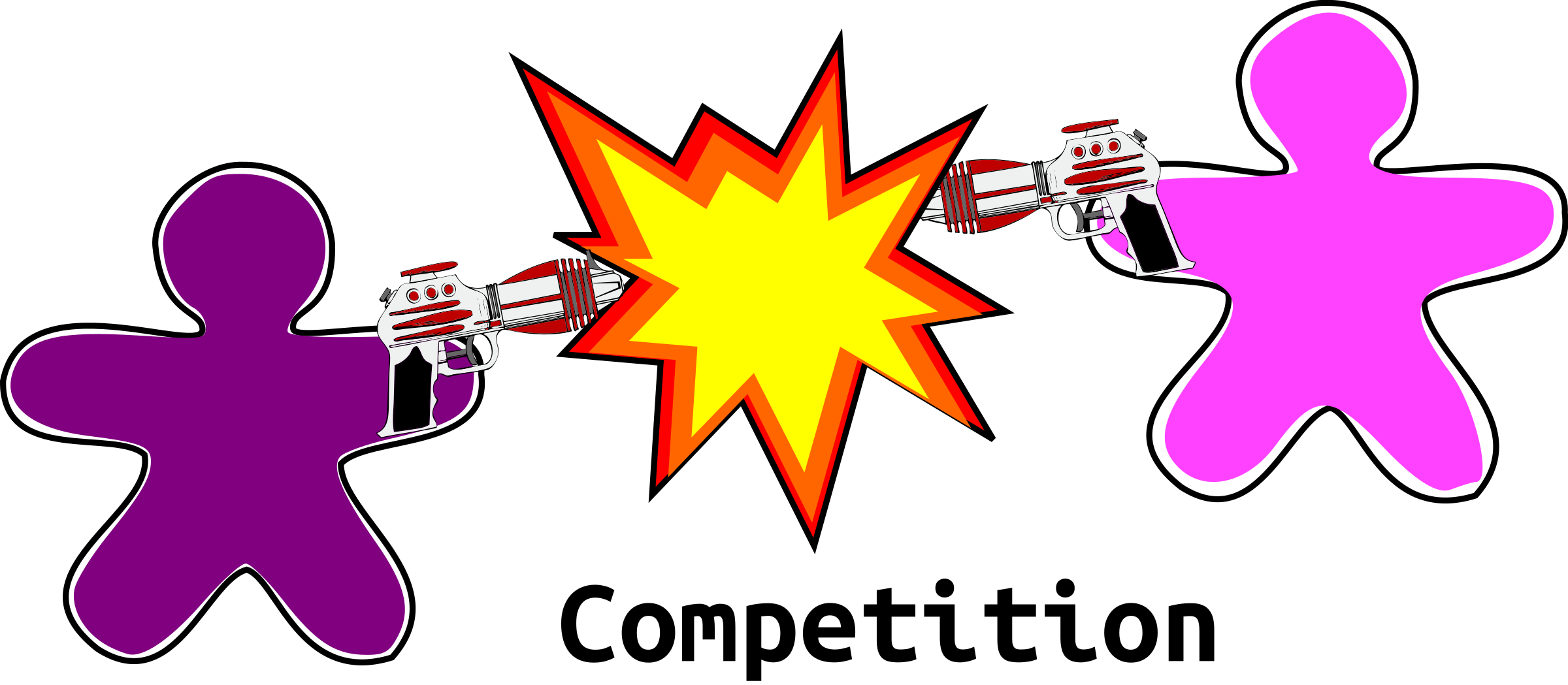 This Free Icons Png Design Of Gingerbread Laser Fight (2400x1049), Png Download