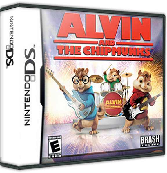 Alvin And The Chipmunks - Alvin And The Chipmunks: The Squeakquel - Nintendo (587x598), Png Download
