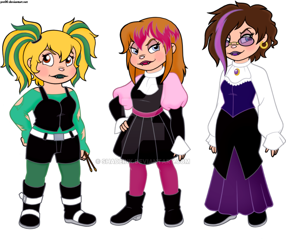 Hex Chipettes By Shadeink On Deviantart Alvin And The - Chipettes (979x816), Png Download
