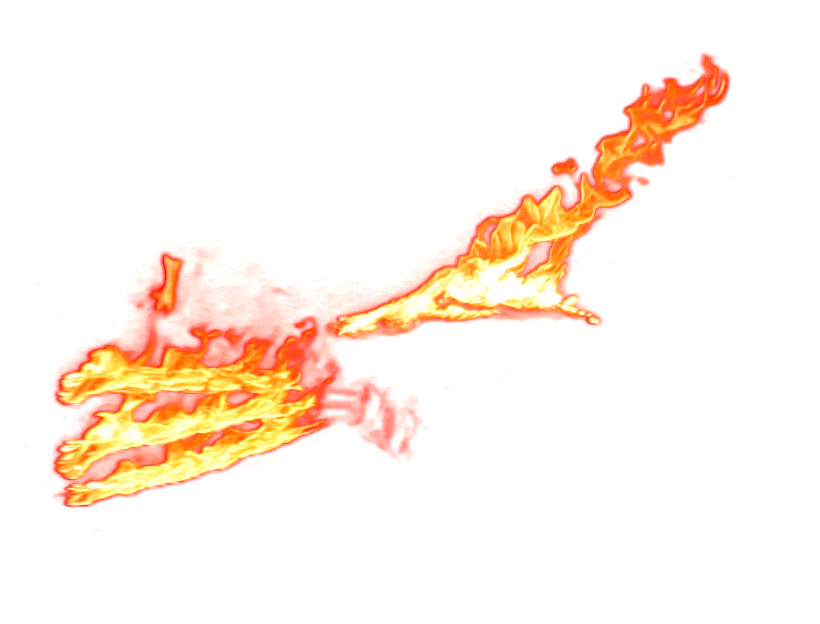 Photoscape Fire Effects Right Click On The Picture (820x624), Png Download