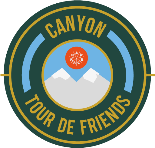 Canyon X Rad Race Tour De Friends 2018 Logo - Graphic Design (521x521), Png Download