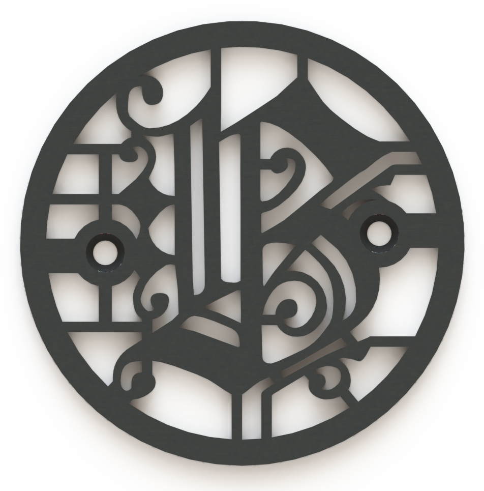 25in Custom Decorative Drain Cover Design - Decorative Drain Cover (952x965), Png Download