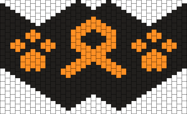 Orange Ribbon Animal Rights Mask Bead Pattern - Bruges (778x474), Png Download