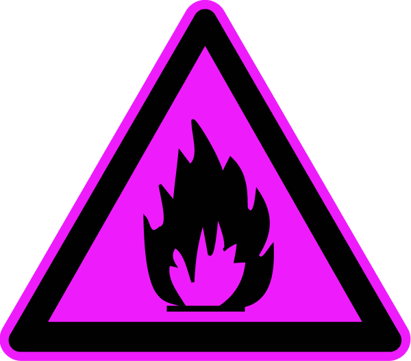 Fire Hazard Sign - Fire Hazard Clip Art (600x528), Png Download