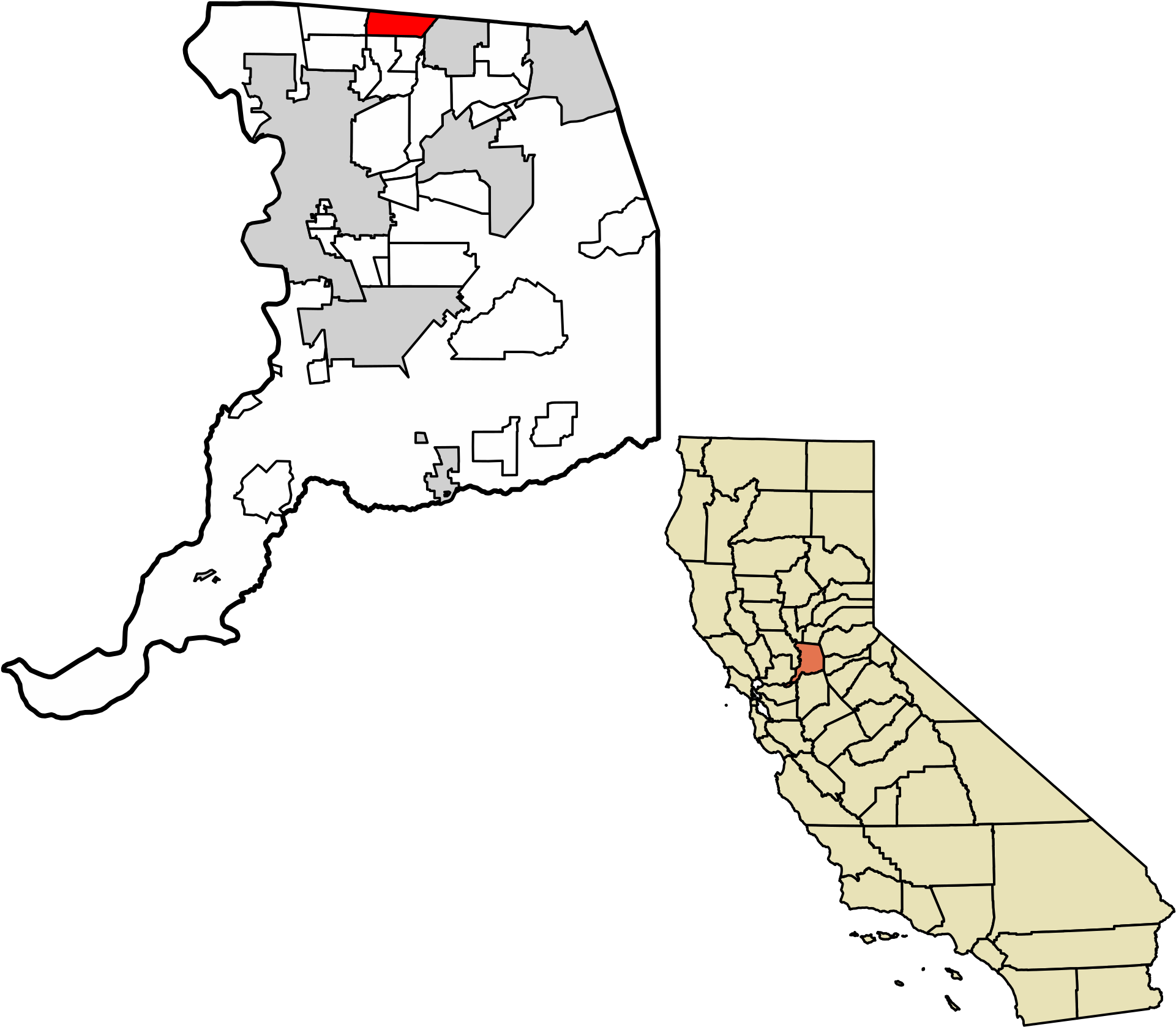 County California (1200x1057), Png Download
