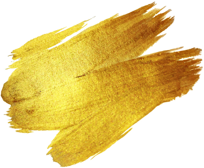 Download Transparent Gold Brush Stroke Png - PNGkit