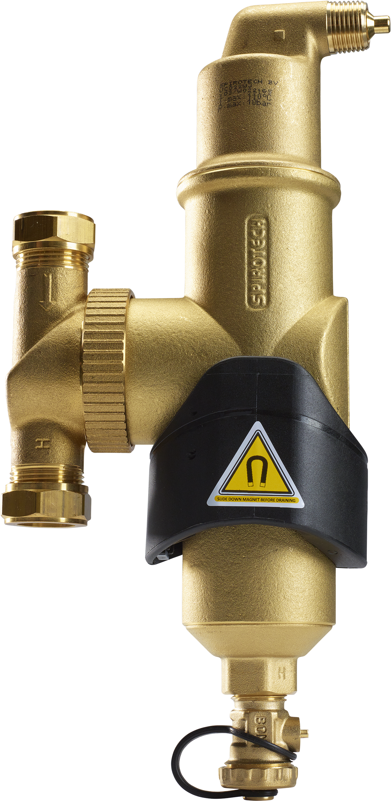 Especially Designed For The Simultaneous Removal Of - Spiro_technology Spirovent Air & Dirt Separator (2362x3543), Png Download