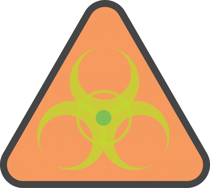 Hazard Signs - Sign (669x599), Png Download