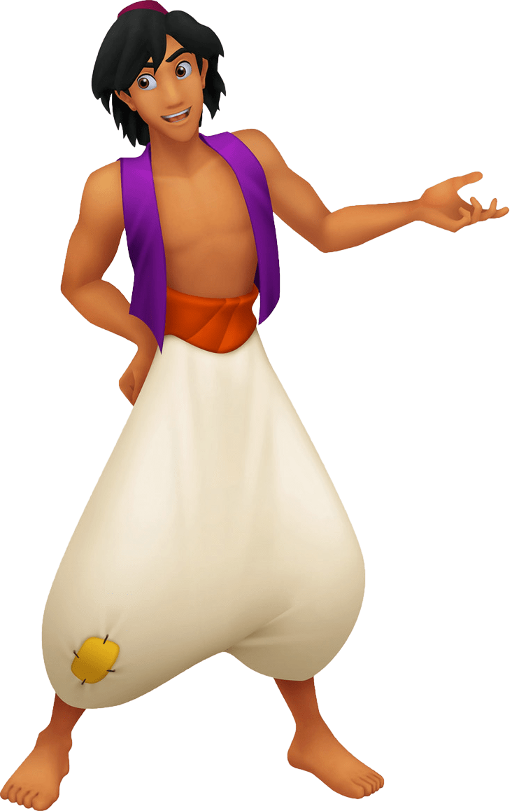 Aladdin Showing Something - Aladdin Png (732x1158), Png Download