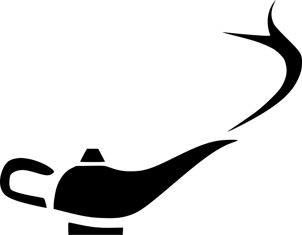 Png File Svg - Aladdin Lamp Clipart Png (980x762), Png Download