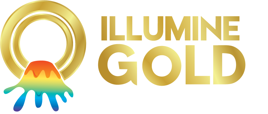 Illumine Gold Paint - Paint (862x367), Png Download