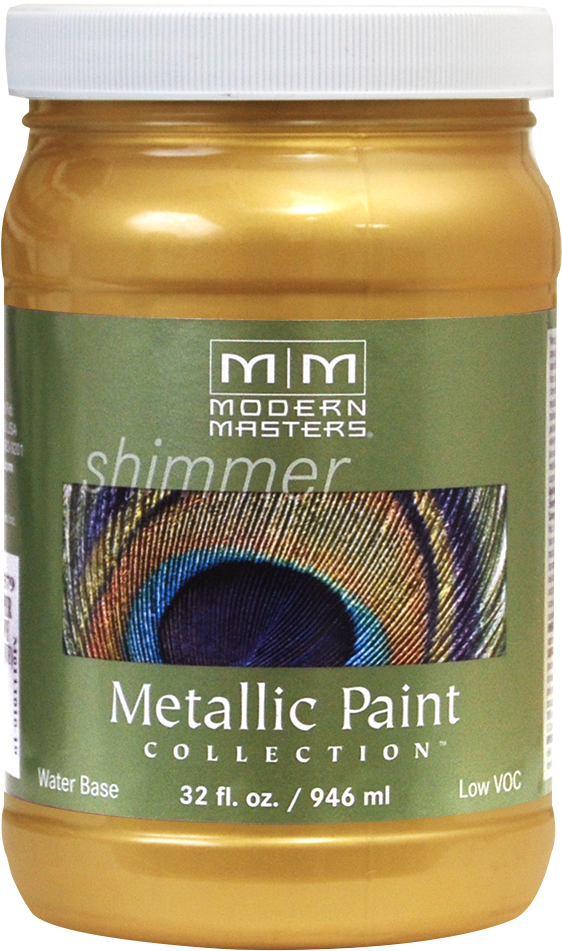 Metallic Paint - Pale Gold - Modern Masters Me200 1 Qt. Pale Gold Metallic Paint (1000x1000), Png Download