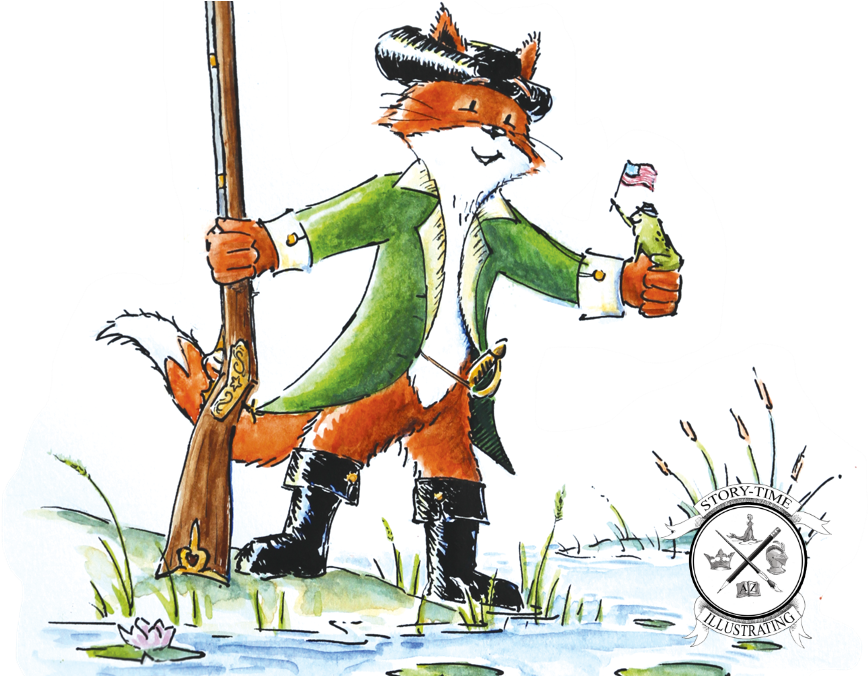 Francis Marion The Swamp Fox - Artist (960x675), Png Download