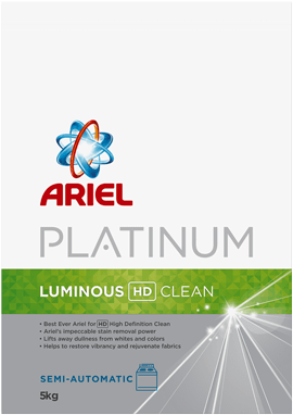 Ariel Platinum Fragrant Hd Clean Semi-automatic Washing - Ariel Matic Top Load Detergent Washing Powder - 1 Kg (400x400), Png Download
