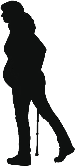 This Study Involves One Telephone Interview, Which - Silhouette (364x574), Png Download