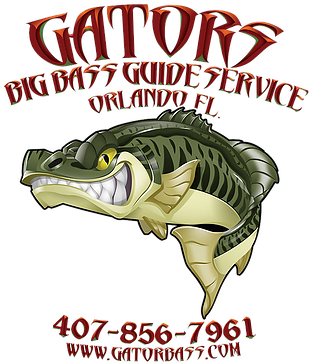 Orlando Bass Fishing Guides - Gators Big Bass Guide Services (410x372), Png Download