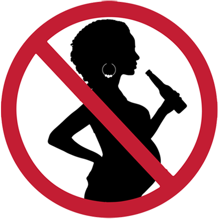 The Consumption Of Alcohol During Pregnancy, Even High - Pregnant Don T Drink Symbol (497x500), Png Download