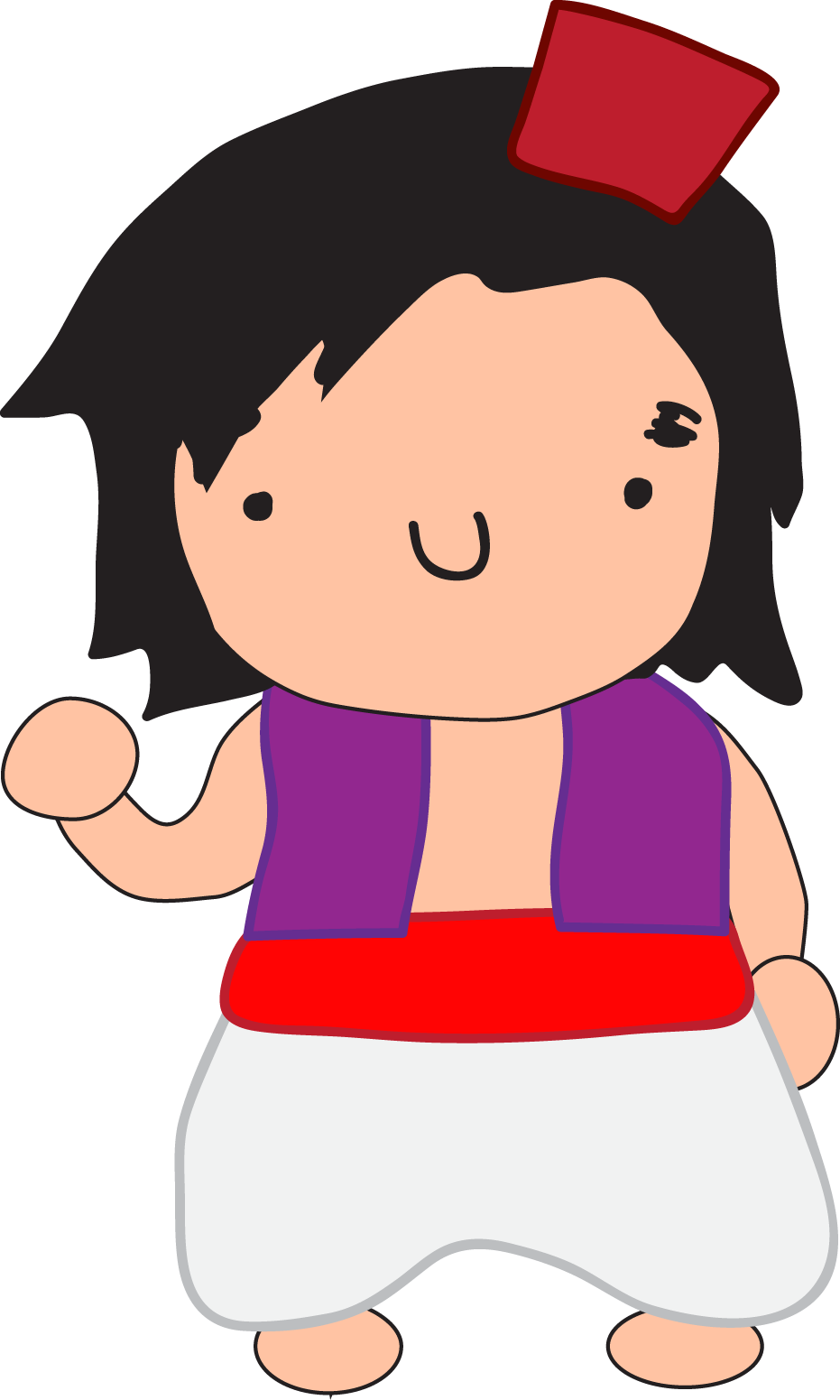Aladdin (931x1551), Png Download