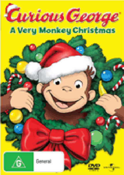 Curious George Christmas - Curious George A Very Monkey Christmas Netflix (1200x1200), Png Download