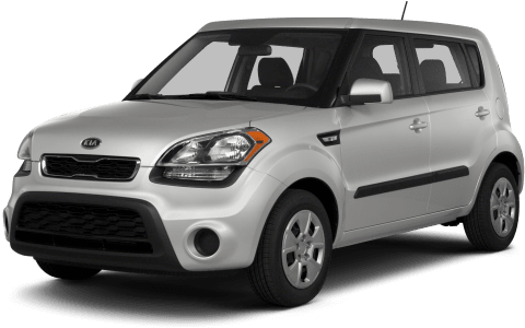 2013 Kia Soul - Kia Soul 2013 Silver (500x330), Png Download