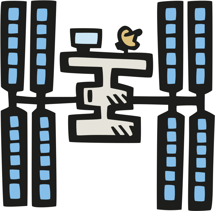 Download Svg Download Png - International Space Station Icon (1024x1024), Png Download