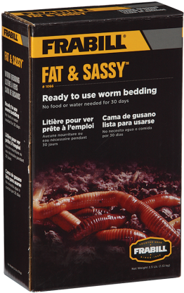 Fat N Sassy Pre-mixed Worm Bedding - Frabill Fat And Sassy Worm Bedding 810663 Frabill (736x460), Png Download