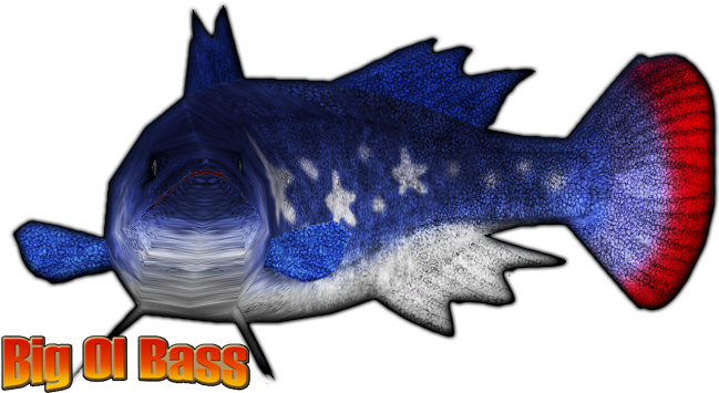 Patriot Bass By Budhiindra-d58n758 - Patriot Bass Fish (700x400), Png Download