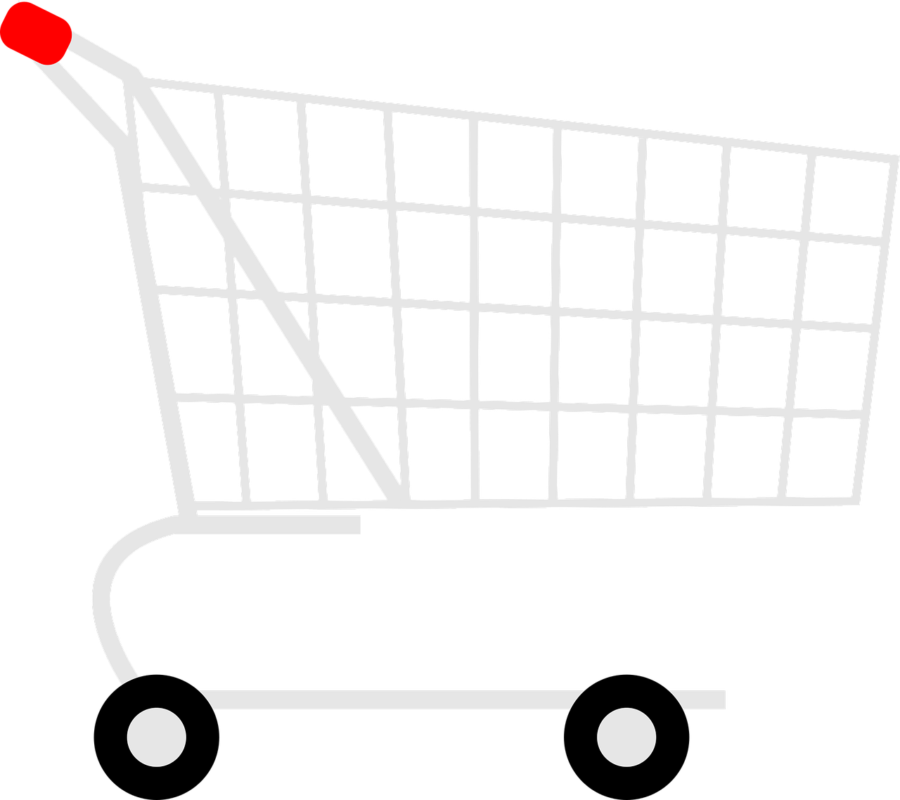 Cart Shopping Shopping Cart - Shopping (1280x1138), Png Download