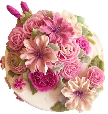 Cake11 - Cake And Flower Png (480x480), Png Download