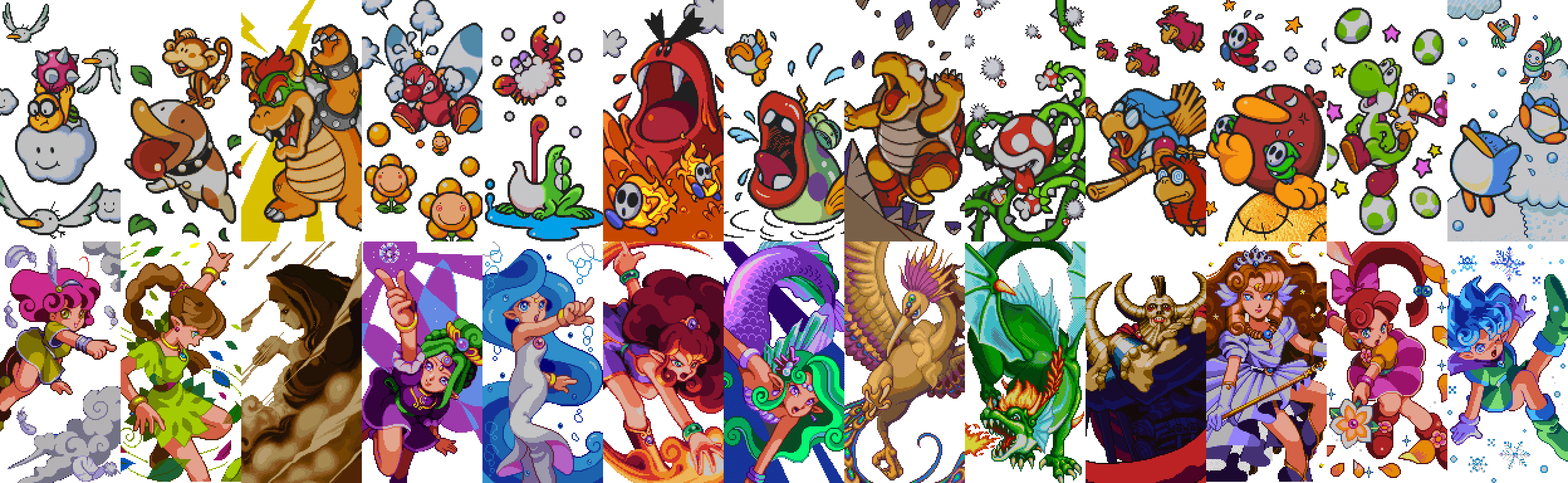 1 Tetrisdepon - Cartoon (3744x1152), Png Download