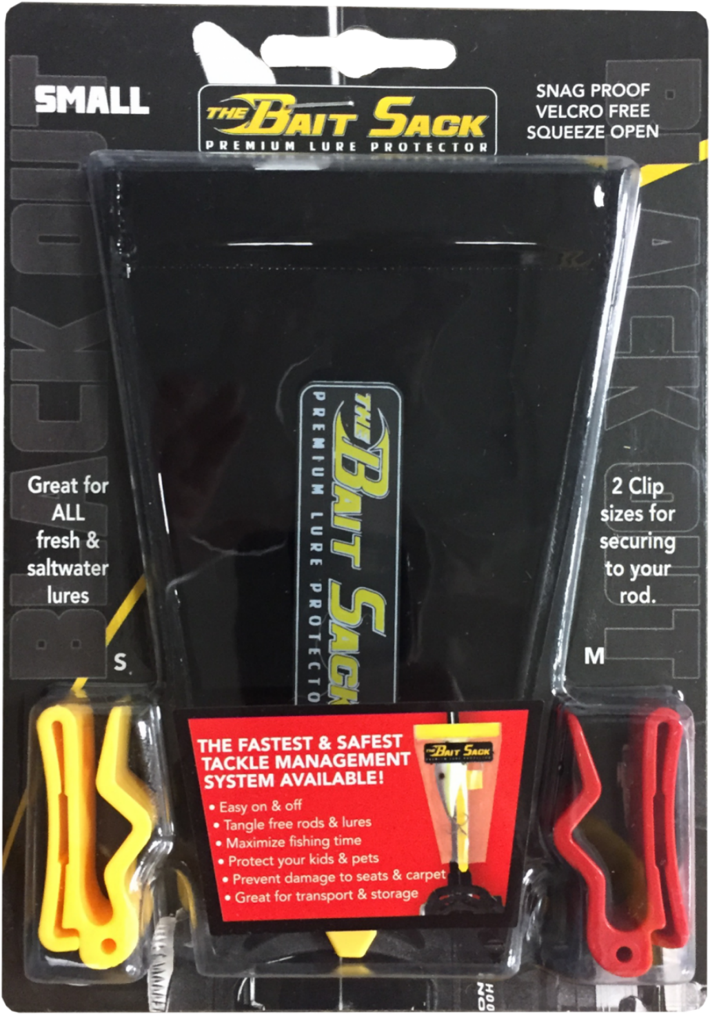 Black Out Bait Sack Small - Bass Fishing (2000x2000), Png Download