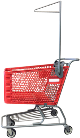Email Or Call To Purchase Garment Cart - Shopping Cart (360x480), Png Download