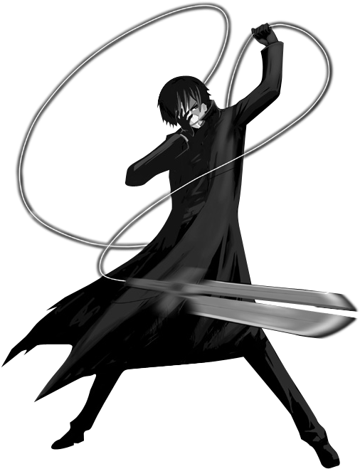 Darker Than Black Black Reaper Hei (600x700), Png Download
